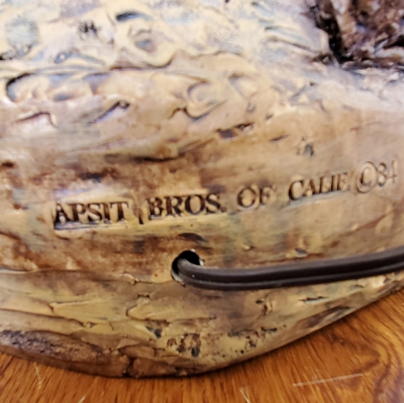 Apsit Bros of Cali 84 Antique fisherman Lamp - Picture 7 of 7